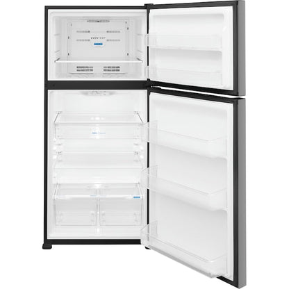 Frigidaire 20-cu ft Top-Freezer Refrigerator ( Stainless Steel ) Garage Ready ENERGY STAR Certified