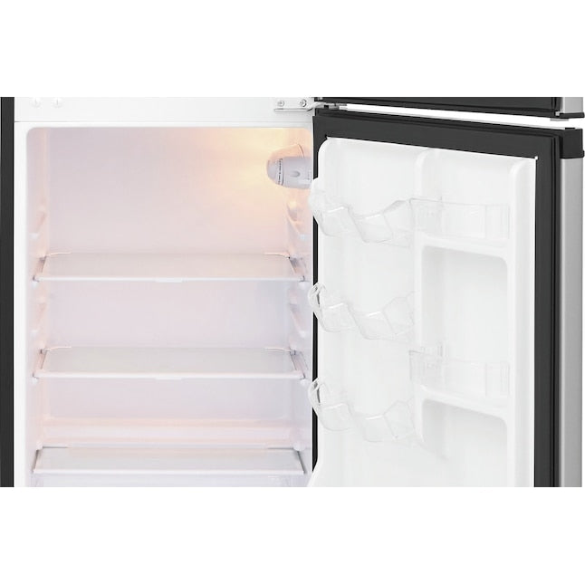 Frigidaire 4.5-cu ft Mini Fridge with Freezer ( Silver mist ) ENERGY STAR