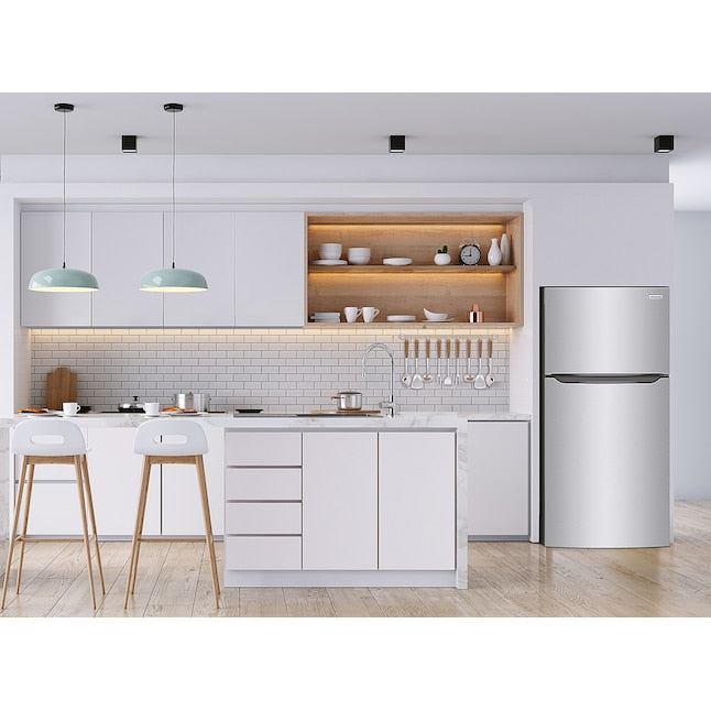 Frigidaire 18.3-cu ft Top-Freezer Refrigerator ( Stainless Steel ) Garage Ready