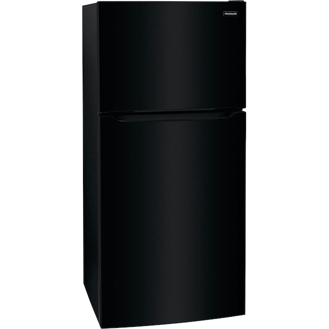 Frigidaire 20-cu ft Standard-Depth 30-in Wide Top-Freezer Refrigerator ( Black ) Garage Ready