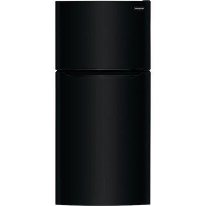 Frigidaire 20-cu ft Standard-Depth 30-in Wide Top-Freezer Refrigerator ( Black ) Garage Ready