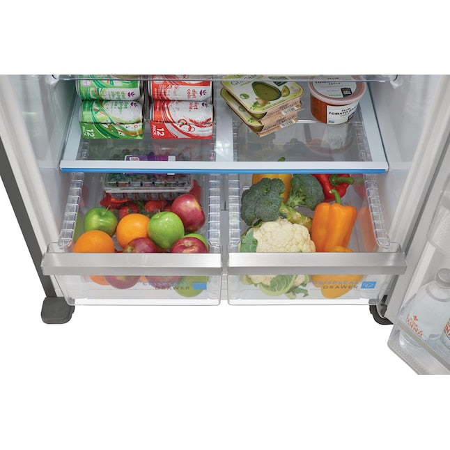 Frigidaire Gallery 20.0-cu ft Top-Freezer Refrigerator ( Fingerprint Resistant Stainless Steel ) Garage Ready ENERGY STAR Certified