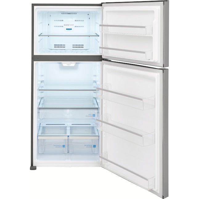 Frigidaire Gallery 20.0-cu ft Top-Freezer Refrigerator ( Fingerprint Resistant Stainless Steel ) Garage Ready ENERGY STAR Certified