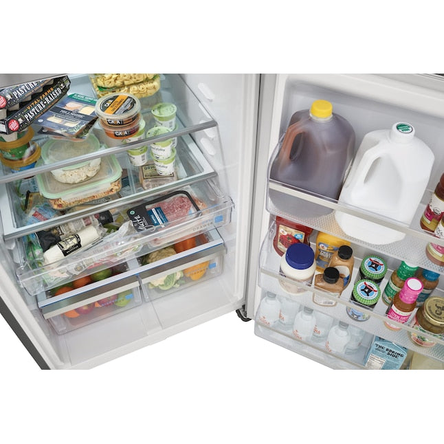Frigidaire Gallery 20.0-cu ft Top-Freezer Refrigerator ( Fingerprint Resistant Stainless Steel ) Garage Ready ENERGY STAR Certified