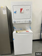 Frigidaire Quick Wash Dry Cycle, Maxfill Stacked Laundry Center with 3.9-cu ft Top load Washer and Electric 5.6-cu ft Dryer