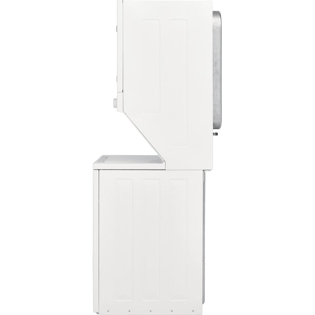 Frigidaire Quick Wash Dry Cycle, Maxfill and Long Vent Stacked Laundry Center with 3.9-cu ft Top load Washer and Electric 5.6-cu ft Dryer