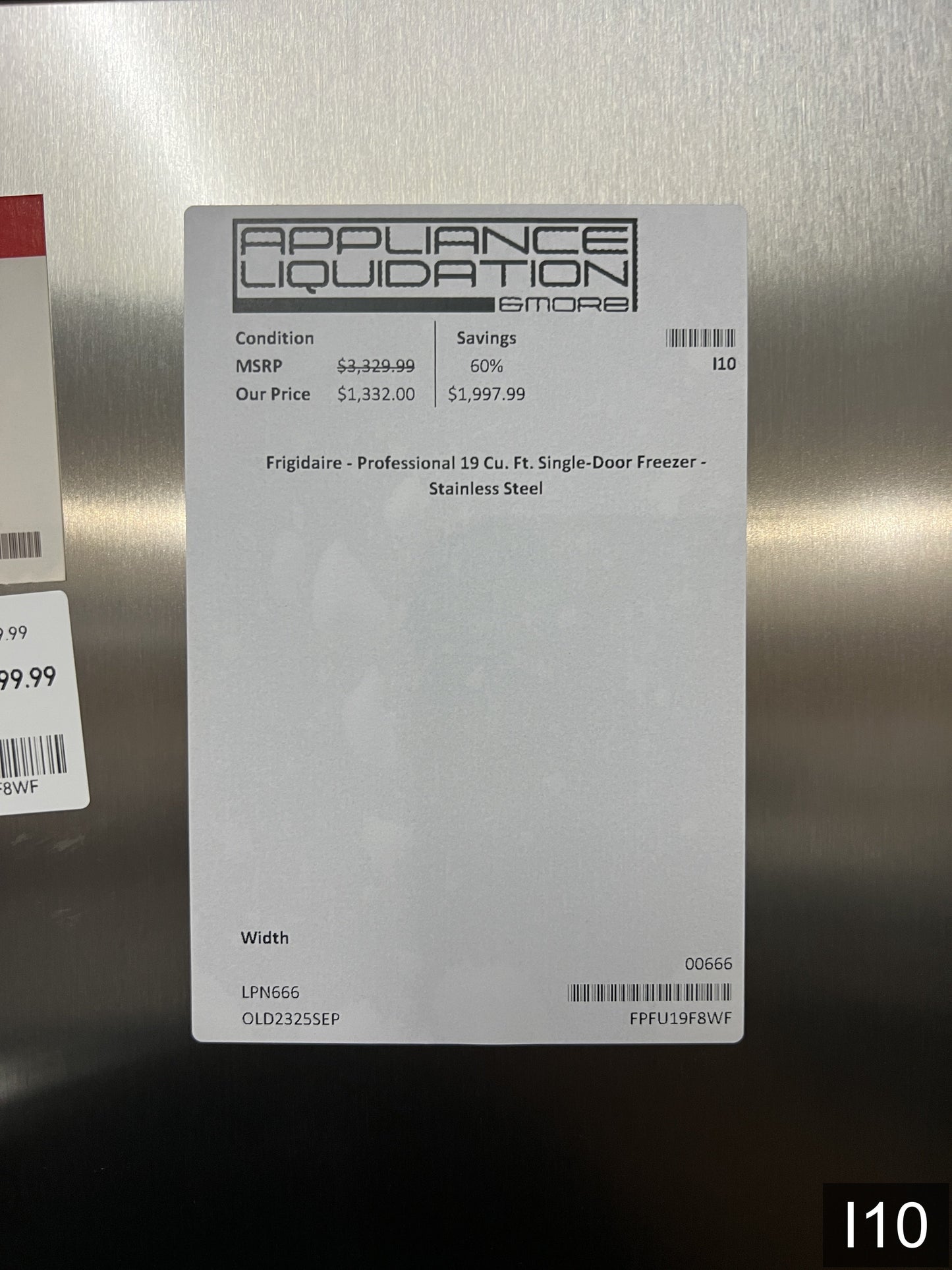 Frigidaire Professional 18.9-cu ft Frost-free Upright Freezer ( Smudge-Proof Stainless Steel ) ENERGY STAR Certified