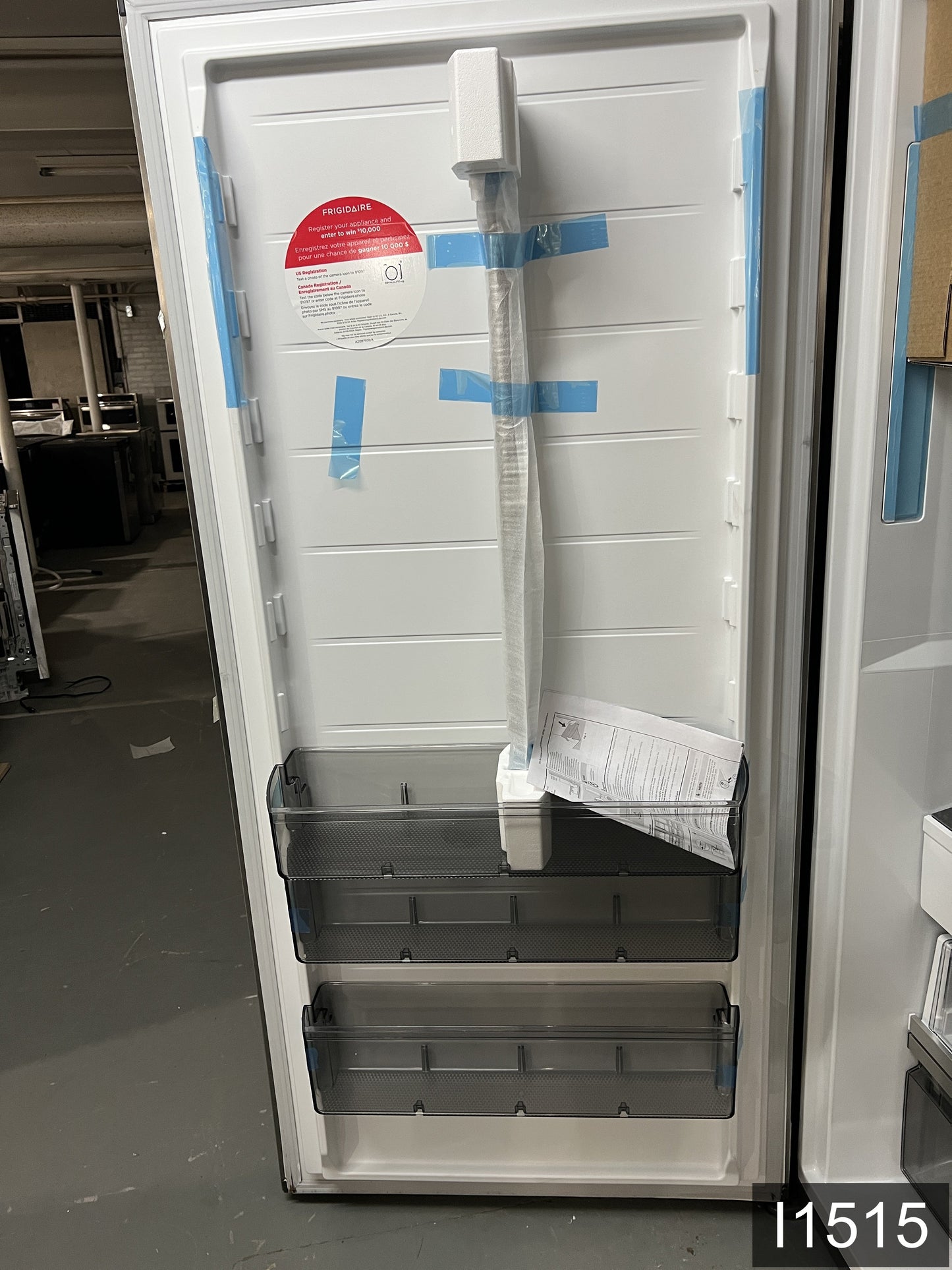 Frigidaire Professional 18.9-cu ft Frost-free Upright Freezer ( Smudge-Proof Stainless Steel ) ENERGY STAR Certified