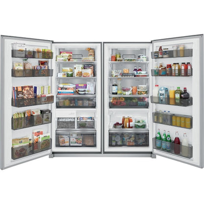 Frigidaire Professional 18.9-cu ft Frost-free Upright Freezer ( Smudge-Proof Stainless Steel ) ENERGY STAR Certified