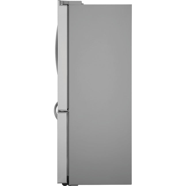 Frigidaire Counter-Depth 22.6-cu ft 3 -Door French Door Refrigerator with Ice Maker with Water and Ice Dispenser ( Stainless steel ) ENERGY STAR Certified
