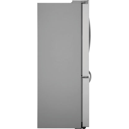 Frigidaire Counter-Depth 22.6-cu ft 3 -Door French Door Refrigerator with Ice Maker with Water and Ice Dispenser ( Stainless steel ) ENERGY STAR Certified
