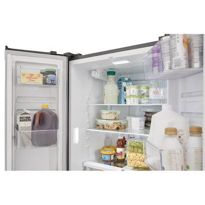 Frigidaire Counter-Depth 17.6-cu ft 3 -Door 31-in Wide French Door Refrigerator with Ice Maker ( Fingerprint-Resistant Stainless Look ) ENERGY STAR Certified