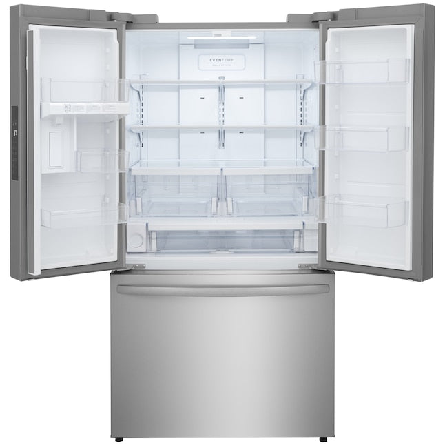Frigidaire Standard-Depth 28.8-cu ft 3 -Door French Door Refrigerator with Ice Maker with Water Dispenser ( Smudge-Proof Stainless Steel ) ENERGY STAR Certified