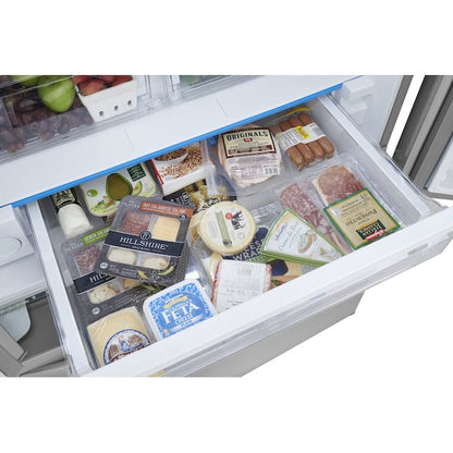 Frigidaire Standard-Depth 28.8-cu ft 3 -Door French Door Refrigerator with Ice Maker with Water Dispenser ( Smudge-Proof Stainless Steel ) ENERGY STAR Certified