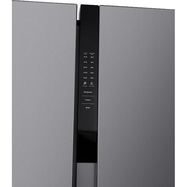 Frigidaire 21.4-cu ft Counter-Depth Side-by-Side Refrigerator ( Fingerprint-Resistant Stainless Look )