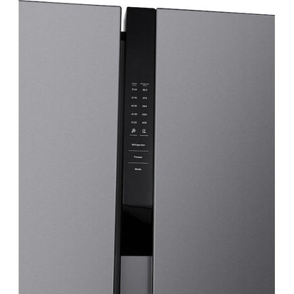 Frigidaire 21.4-cu ft Counter-Depth Side-by-Side Refrigerator ( Fingerprint-Resistant Stainless Look )