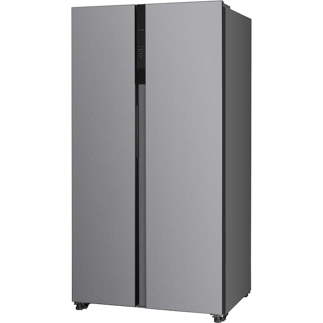 Frigidaire 21.4-cu ft Counter-Depth Side-by-Side Refrigerator ( Fingerprint-Resistant Stainless Look )