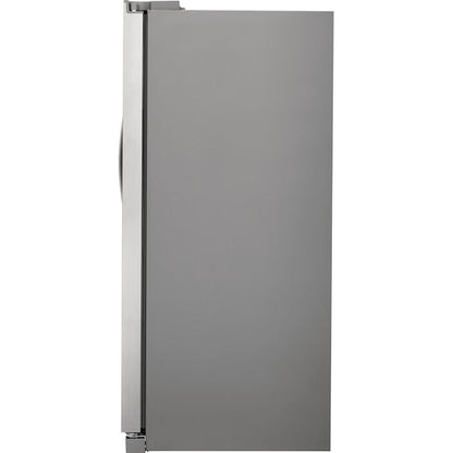 Frigidaire 22.3-cu ft Side-by-Side Refrigerator with Ice Maker ,Water and Ice Dispenser ( Stainless Steel ) ENERGY STAR Certified