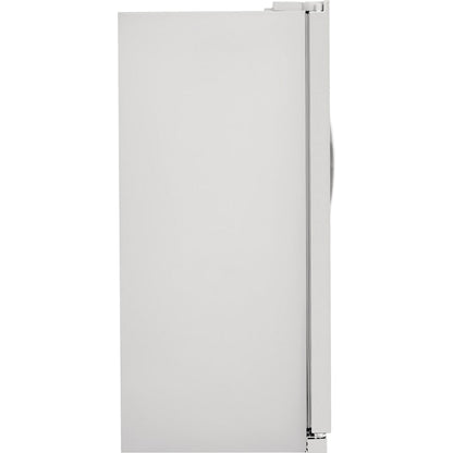 Frigidaire 22.3-cu ft Side-by-Side Refrigerator with Ice Maker ,Water and Ice Dispenser ( White ) ENERGY STAR Certified