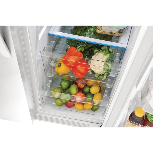 Frigidaire 22.3-cu ft Side-by-Side Refrigerator with Ice Maker ,Water and Ice Dispenser ( White ) ENERGY STAR Certified