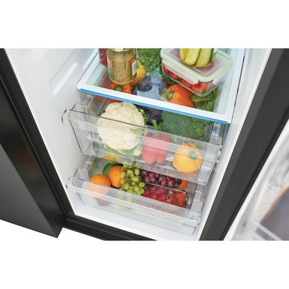 Frigidaire 25.6-cu ft Side-by-Side Refrigerator with Ice Maker ,Water and Ice Dispenser ( Black Stainless Steel ) ENERGY STAR Certified