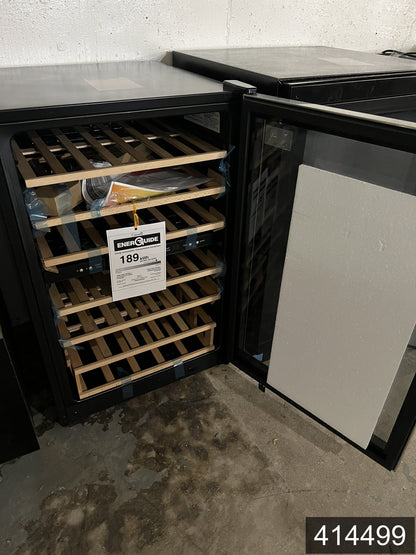 Frigidaire 21.5-in W 45 -Bottles Stainless Steel Dual Zone Cooling Freestanding Indoor Wine Cooler