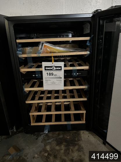 Frigidaire 21.5-in W 45 -Bottles Stainless Steel Dual Zone Cooling Freestanding Indoor Wine Cooler