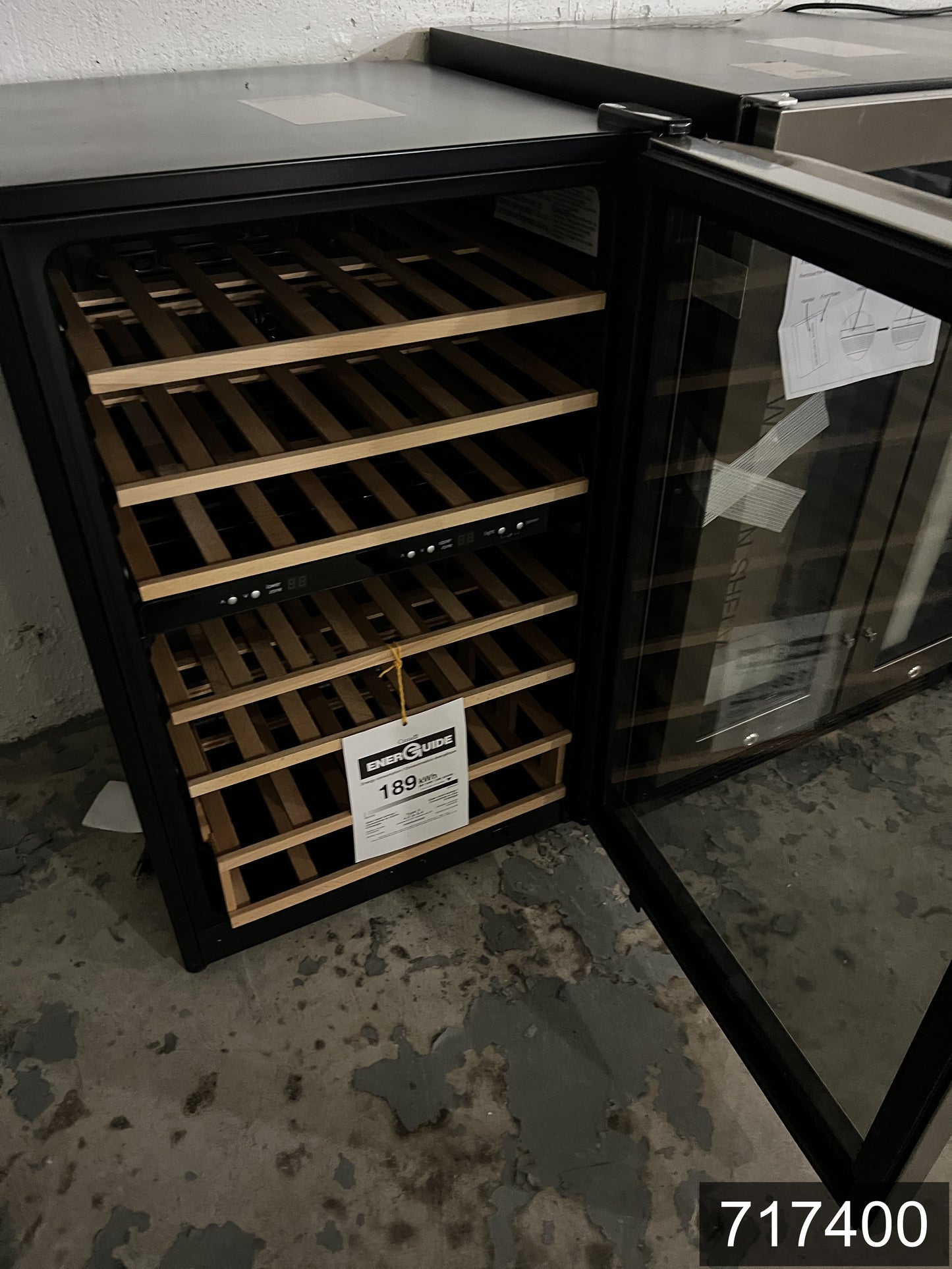 Frigidaire 21.5-in W 45 -Bottles Stainless Steel Dual Zone Cooling Freestanding Indoor Wine Cooler