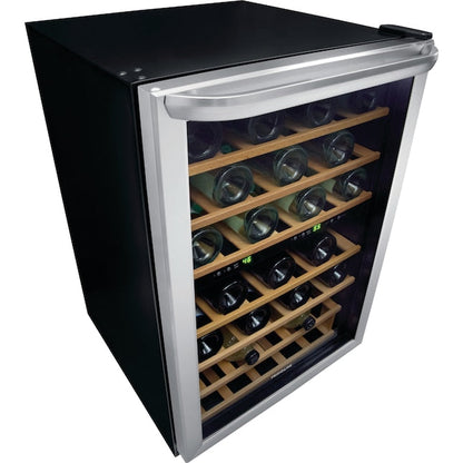 Frigidaire 21.5-in W 45 -Bottles Stainless Steel Dual Zone Cooling Freestanding Indoor Wine Cooler