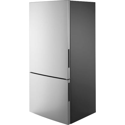 GE 17.7-cu ft Counter-Depth Bottom-Freezer Refrigerator Stainless Steel ) ENERGY STAR Certified