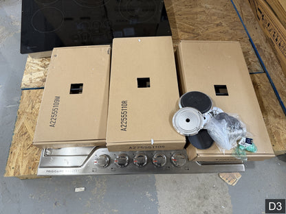 Frigidaire Gallery 30-in 5 burners Stainless steel Gas Cooktop