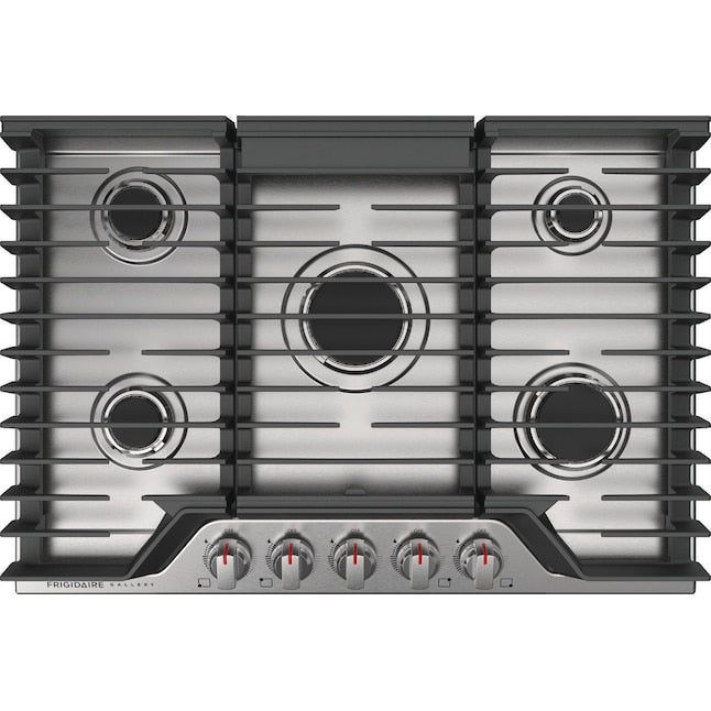 Frigidaire Gallery 30-in 5 burners Stainless steel Gas Cooktop