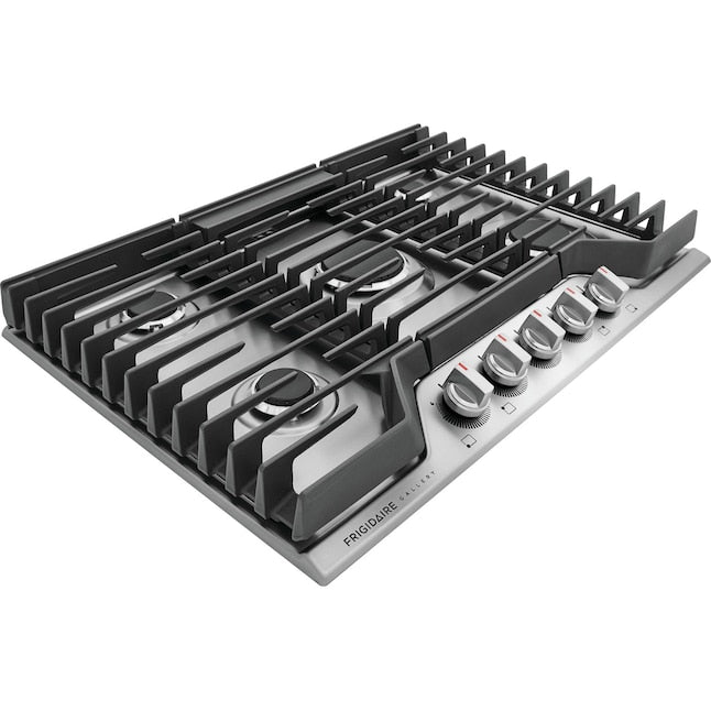 Frigidaire Gallery 30-in 5 burners Stainless steel Gas Cooktop