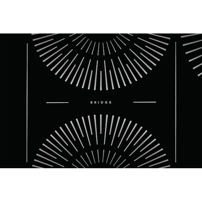 Frigidaire Gallery 30-in 4 burners Black Induction Cooktop with Bridge Element