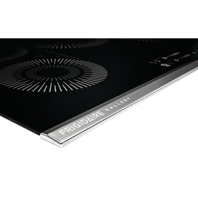 Frigidaire Gallery 30-in 4 burners Black Induction Cooktop with Bridge Element