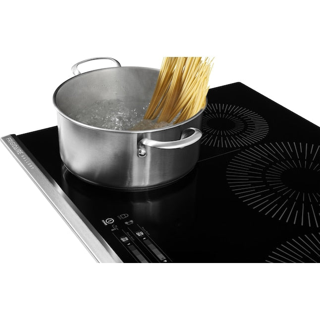 Frigidaire Gallery 30-in 4 burners Black Induction Cooktop with Bridge Element