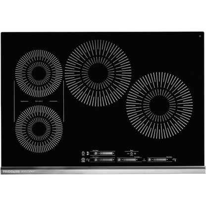 Frigidaire Gallery 30-in 4 burners Black Induction Cooktop with Bridge Element
