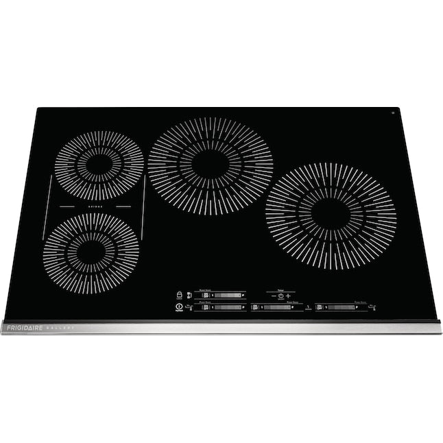 Frigidaire Gallery 30-in 4 burners Black Induction Cooktop with Bridge Element