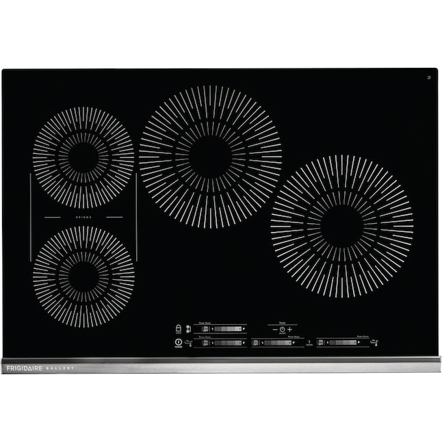 Frigidaire Gallery 30-in 4 burners Black Induction Cooktop with Bridge Element