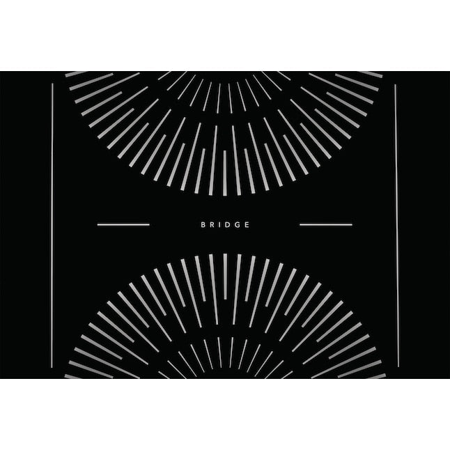 Frigidaire Gallery 36-in 5 burners Black Induction Cooktop with Bridge Element