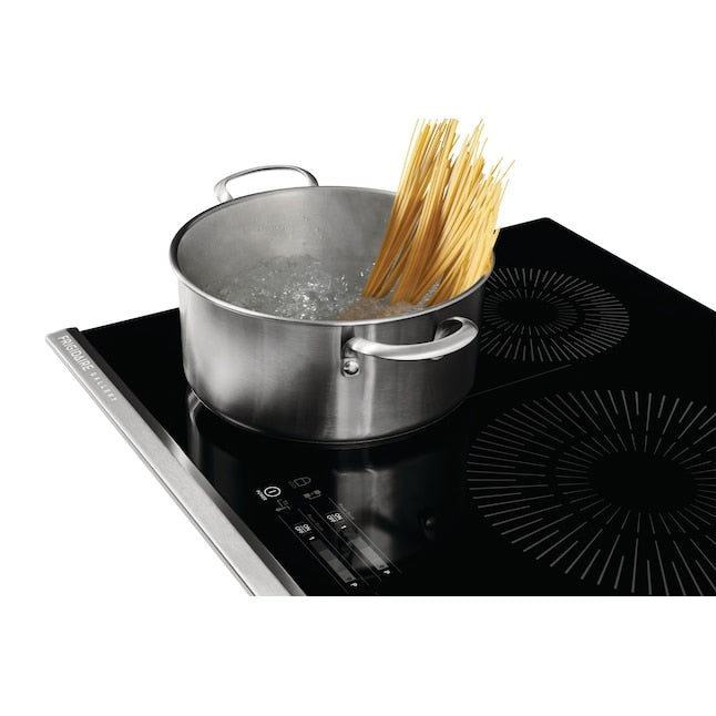 Frigidaire Gallery 36-in 5 burners Black Induction Cooktop with Bridge Element