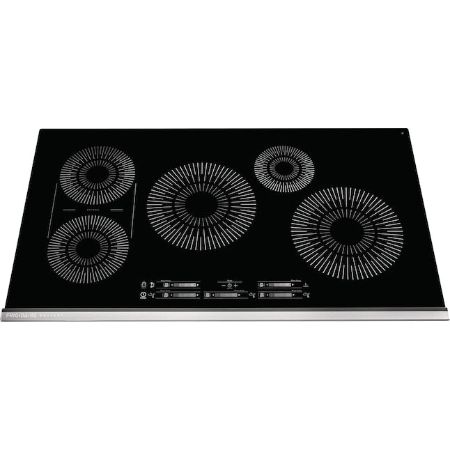 Frigidaire Gallery 36-in 5 burners Black Induction Cooktop with Bridge Element