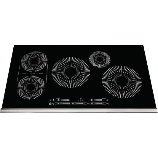 Frigidaire Gallery 36-in 5 burners Black Induction Cooktop with Bridge Element