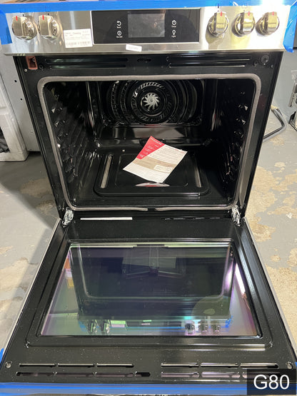 Frigidaire Gallery 30-in 5 burners 6-cu ft Air Fry Convection Oven Slide-In Natural Gas Range ( Fingerprint Resistant Stainless Steel )