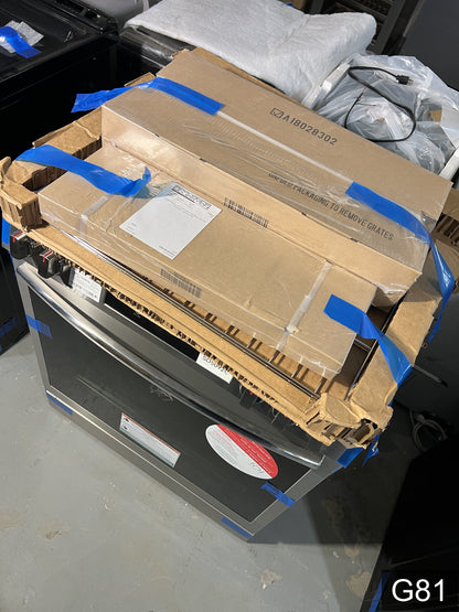 Frigidaire Gallery 30-in 5 burners 6-cu ft Air Fry Convection Oven Slide-In Natural Gas Range ( Fingerprint Resistant Stainless Steel )