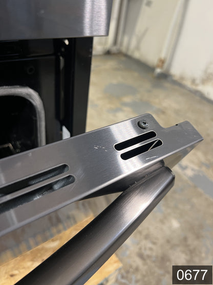 Frigidaire Gallery 27 inch Double Electric Wall Oven with Air Fry Self + Steam Cleaning ( Fingerprint Resistant Black Stainless Steel )