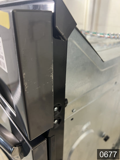 Frigidaire Gallery 27 inch Double Electric Wall Oven with Air Fry Self + Steam Cleaning ( Fingerprint Resistant Black Stainless Steel )