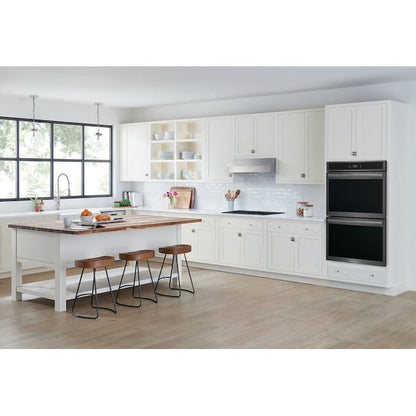 Frigidaire Gallery 27 inch Double Electric Wall Oven with Air Fry Self + Steam Cleaning ( Fingerprint Resistant Black Stainless Steel )