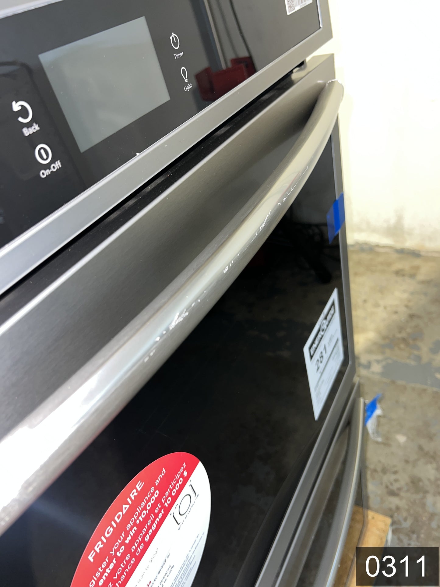 Frigidaire Gallery 30 inch Double Electric Wall Oven with Air Fry Self + Steam Cleaning ( Fingerprint Resistant Stainless Steel )