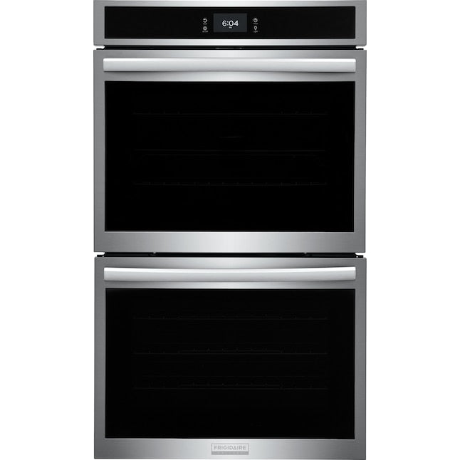 Frigidaire Gallery 30 inch Double Electric Wall Oven with Air Fry Self + Steam Cleaning ( Fingerprint Resistant Stainless Steel )